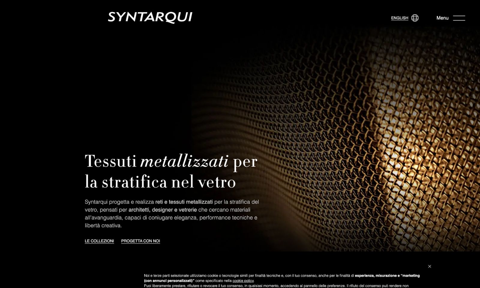 Screenshot del sito Syntarqui